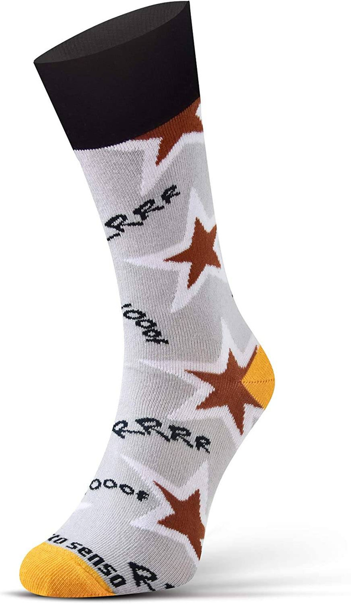 Gemusterte Fitness-Socken lang